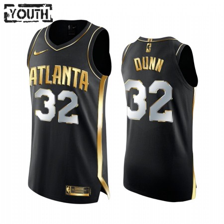 Dres Atlanta Hawks Kris Dunn 32 2020-21 Crna Golden Edition Swingman - Dječji